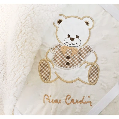 ΚΟΥΒΕΡΤΑ FLEECE/SHERPA ΑΓΚΑΛΙΑΣ 80X110 PIERRE CARD