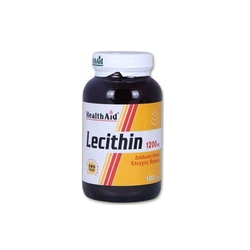 Health Aid Lecithin 1200mg Συμπλήρωμα Διατροφής Για Διάλυση Λιπών Και Έλεγχου Βάρους 100 Κάψουλες