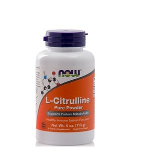 Now Foods L-Citrulline Pure Powder-Συμπλήρωμα Διατ