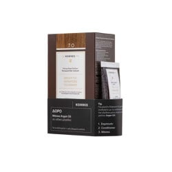 Korres Promo Argan Oil Advanced Colorant 7.0 Βαφή Μαλλιών Ξανθό 50ml & Δώρο Μάσκα Argan Oil 40ml