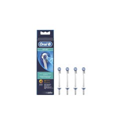  Oral B OxyJet Spare Heads For Electric Toothbrush 4 pieces