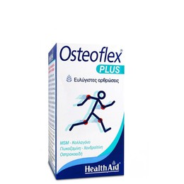 Health Aid Osteoflex Plus Γλυκοσαμίνη, Χονδροϊτίνη, MSM, Κολλαγόνο, 60 Ταμπλέτες