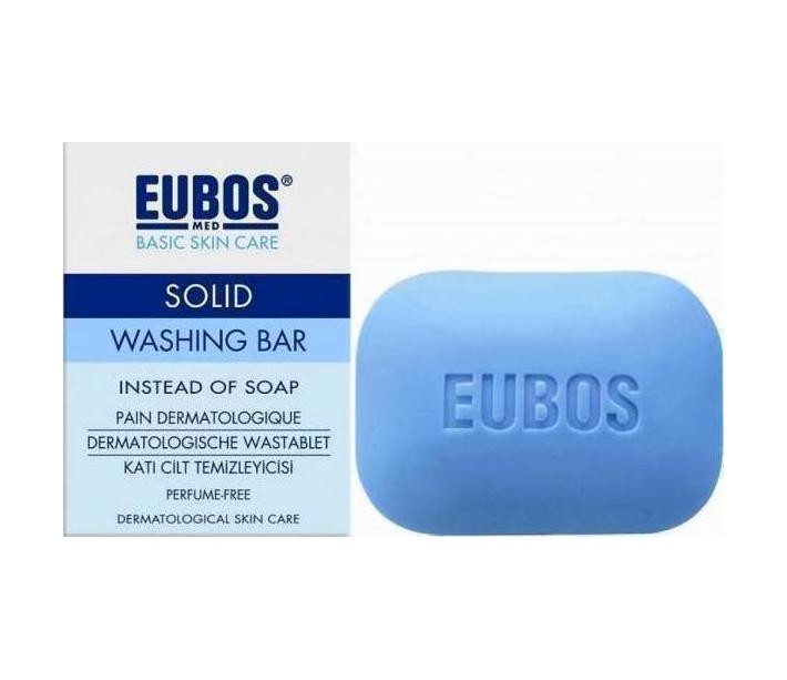 EUBOS SOLID WASHING BAR BLUE 125GR