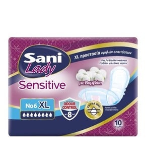 Sani Sensitive Lady No6 Extra Large Σερβιέτες Ακρά