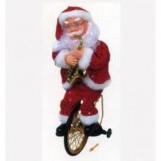 Santa Claus Bicycle and Saxophone BW-04BA