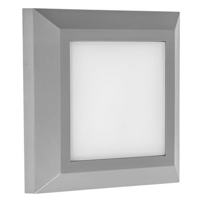 Outdoor Wall Light Led Square Gray 3W 4000K 190Lm