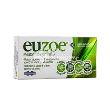 Uni-Pharma Euzoe Melatonin & Vitamin B12 - Αϋπνία, 30 tabs