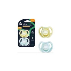 Tommee Tippee Πιπίλα Σιλικόνης Ultra Light 6-18m 2 τεμάχια