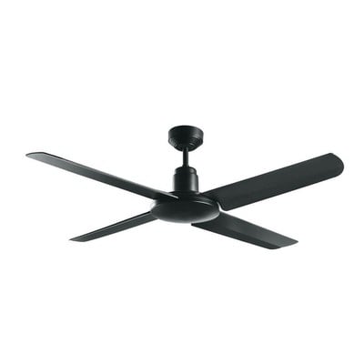 Ceiling Fan Nautilus 52In Fan 132cm Ip55 Black Wit