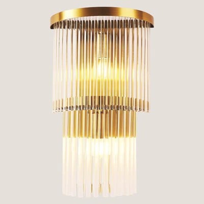 Wall Light 2Xe14 25X43cm Gold