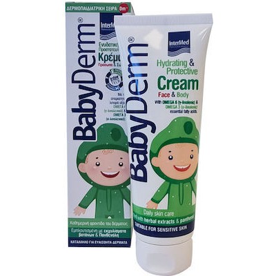 BABYDERM Hydrating & Protective Face & Body Cream Ενυδατική & Προστατευτική Κρέμα Προσώπου Σώματος 125ml
