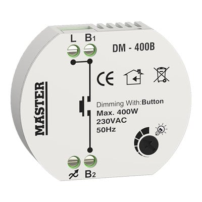 Dimmer Κυτίου 400W Led (Τηλεχειρισμός Με Button)