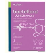 Olonea Bacteflora Junior Immune - Προβιοτικά για Παιδιά / Ανοσοποιητικό, 15 veg. caps