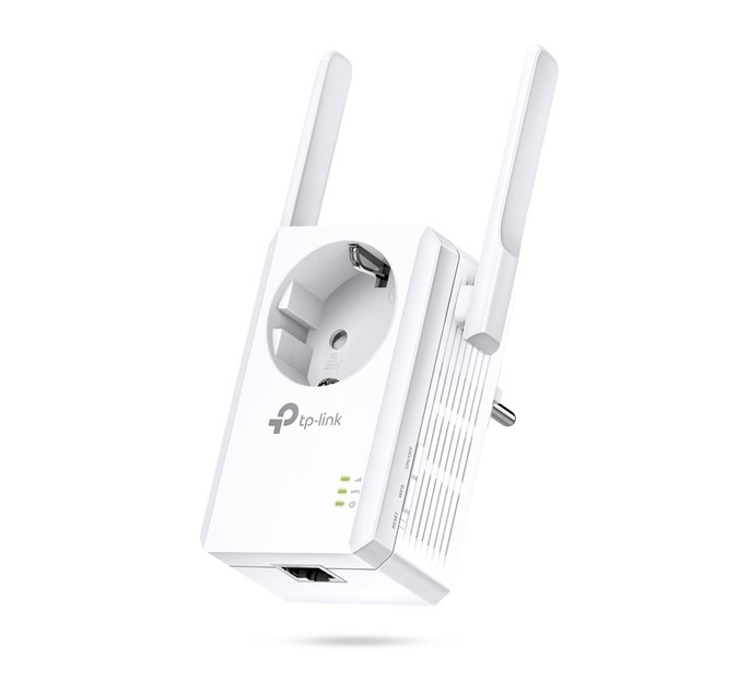 TP-LINK Wifi 4 Range Extender with AC Passthrough and 1 Ethernet Port  300Mbps TLWA860RE - Technomat