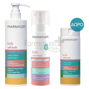 PHARMASEPT Kids soft bath 500ml & Kids intim foam 