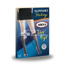 John's Elastic Knee High Support Stockings 70 Den (15-18mmHg) Size 4 Lama - Κάλτσες Φλεβίτιδος Κάτω Γόνατος (Μπεζ), 1 ζευγάρι (214575)