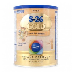 Wyeth S-26 Gold 1 Γάλα Για Βρέφη 400gr