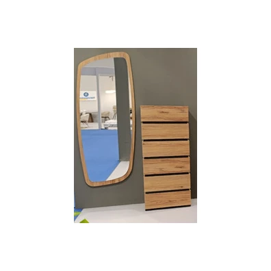 Bedroom Set 5pcs 160x200 N69 Brown Technoderma / A