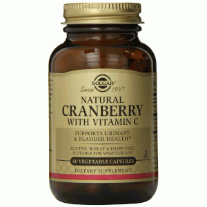 SOLGAR Cranberry με vitamin C 60κάψουλες