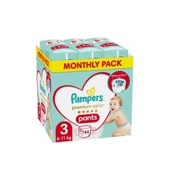 Pampers Premium Care Pants Siz 3 (6-11kg) 144 Diapers
