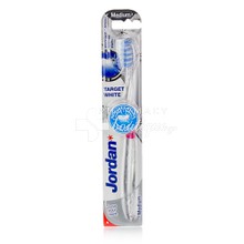 Jordan Target White MEDIUM - Οδοντόβουρτσα για δόντια φυσικά λευκά, 1τμχ. 