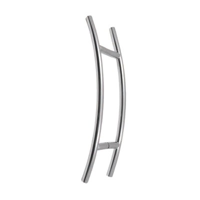Stainless handle for glass door