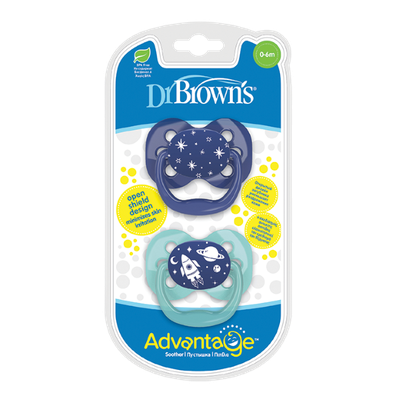 Dr. Brown' s Πιπίλα Advantage αγόρι, επίπεδο 1, 0-