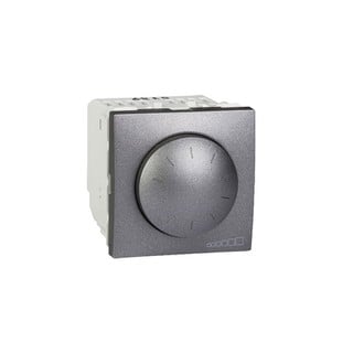 Unica Top/Class Rotary Dimmer Graphite MGU3.510.12