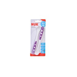Nuk Easy Learning Early Infant Educational Spoon Purple 6m+ 2 picies