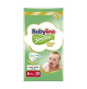 Babylino Sensitive Cotton Soft No4 (8-13 Kg) Βρεφι