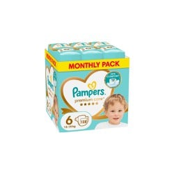 Pampers Monthly Pack Premium Care Πάνα Μέγεθος 6 (13-18kg) 128 Πάνες