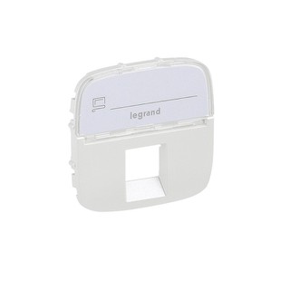 Valena Allure Plate RJ45 with Label Pearl 755479
