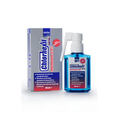  Chlorhexil 0.20% Spray Προστασία της Στοματοφαρυγ