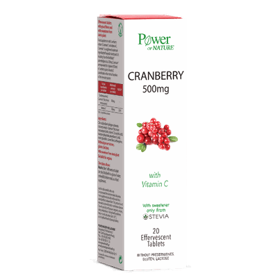 Power Of Nature Cranberry with Vitamin C Συμπλήρωμ