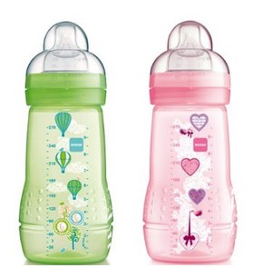 Baby Bottle 2M+ με Θηλή Σιλικόνης Μεσαία Ροή για Κ