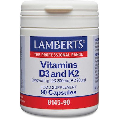 Lamberts Vitamin D3 2000iu & K2 90µg 90caps