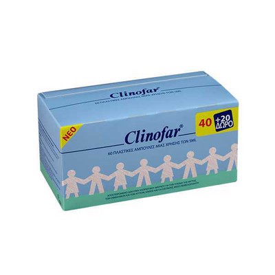 Clinofar - Αμπούλες 5ml - 40+20 Δώρο