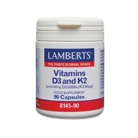 Lamberts Vitamin D3 2000iu & K2 90μg 90 Κάψουλες -