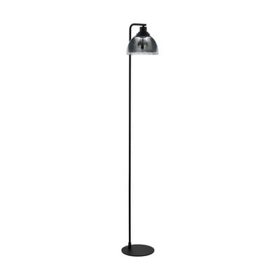 Floor Lamp Belesser Black With Tinted Glass 1Xe27