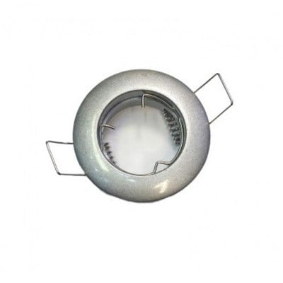 Recessed Spot Light Round Movable Satin Nickel Mr1