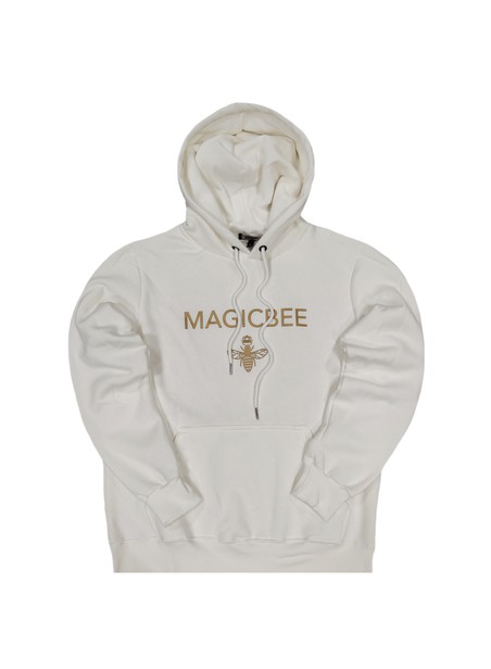 Magic bee classic logo hoodie - off white