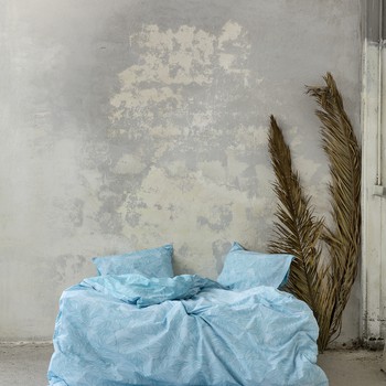Σετ Σεντόνια Γίγας με Λάστιχο Avant Garde Blue (1 x 180x200+32 + 1 x 270x280 + 2 Μαξιλαροθήκες 52x72) Nima Home