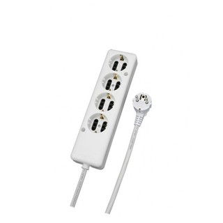 Socket Outlet 4-Way Cable 3m