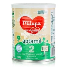Milupa Aptamil 2 (6-12 μηνών) - Γάλα 2ης βρεφικής ηλικίας, 400gr