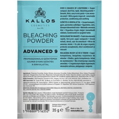 KALLOS Bleaching Powder Advanced 9 Σκόνη Ξανοίγματος Έως 9 Τόνους 35gr