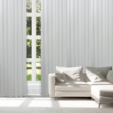 Das Home Κουρτινα με Κρικους 300χ265 2220 Λευκο 30