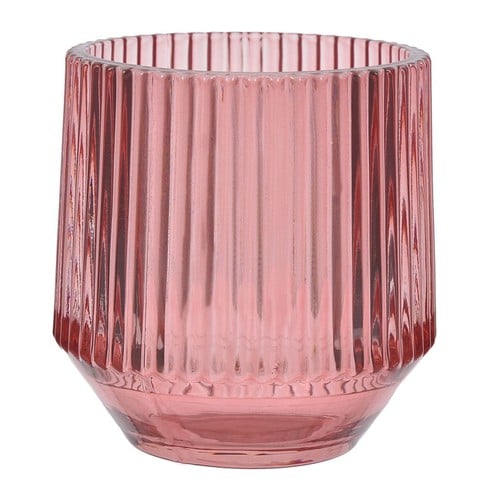 Mbajtese gotash roze me vija vertikale 9.5x8.5 cm 