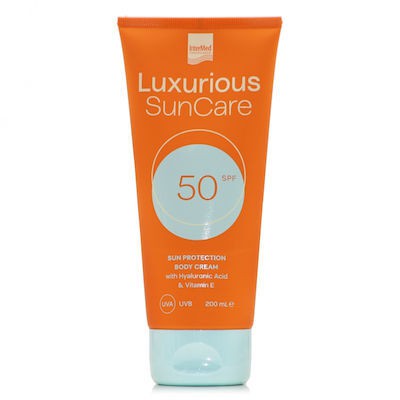 LUXURIOUS Sun Care Body Cream SPF50 Αντηλιακή Κρέμα Σώματος 200ml