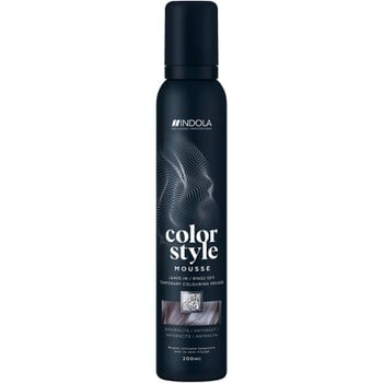 INDOLA COLOR STYLE MOUSSE LEAVE-IN ΑΝΘΡΑΚΙ 200ml