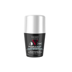 Vichy Man Invisible Resist Anti Perspirant Roll On Deodorant 72h Sensitive Skin 50ml